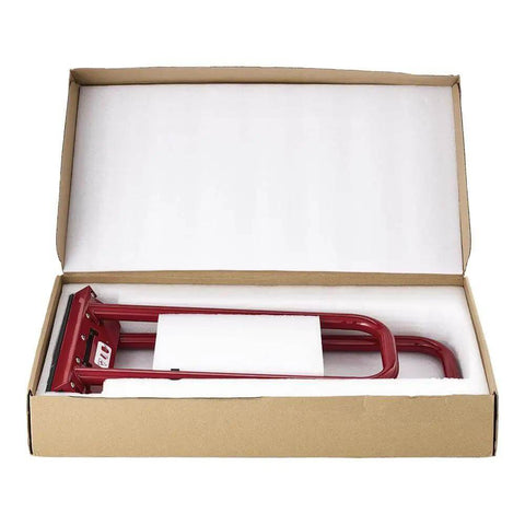 Boxed Hand Seamer For 2 Inch Mechanical Lock Panels, Anti-Scratch And Anti-Slip Roofing Tool, with Replaceable PVC Inserts visible