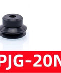 PJG 5 Pack Double Layer Silicone Vacuum Suction Cups For Pneumatic Robot Gripper, durable rubber design with strong grip.