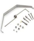 Cessna 182 Beefed-Up Aluminum Alloy Main Landing Gear Assembly With Wheels And Axles Tire Kit Upgrade components displayed