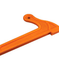 Safety Long Push Handle Wood Push Block For Table Saw And Jointer Heavy Duty Woodworking Push Block Tool, orange color side view