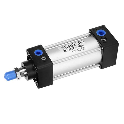 Double Acting Pneumatic Cylinder With Lightweight Aluminum Body For Industrial Automation Workhorse Build Delivers Smooth Push And Pull Motion