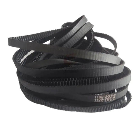 6mm Wide Closed-Loop Timing Belt Set 634mm-1000mm Circumference 2GT-656 Durable Drive Belts Pack of 10