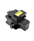 High Precision Optical Fiber Cleaver Cutters For Fusion Splicers, durable black handheld tool with precision cutting features.
