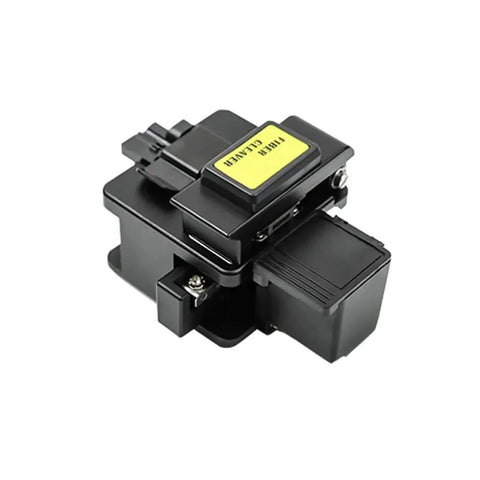High Precision Optical Fiber Cleaver Cutters For Fusion Splicers, durable black handheld tool with precision cutting features.