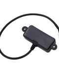 Ultrasonic Distance Sensor With UART Control, Accurate 3 To 450 Cm Range, IP67 Rated, Low Power Operation, black rectangular casing