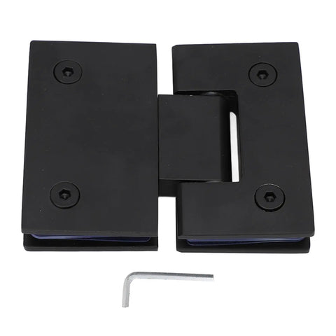 180 Degree Stainless Steel Glass Shower Door Hinge Heavy Duty for frameless doors with wrench visible