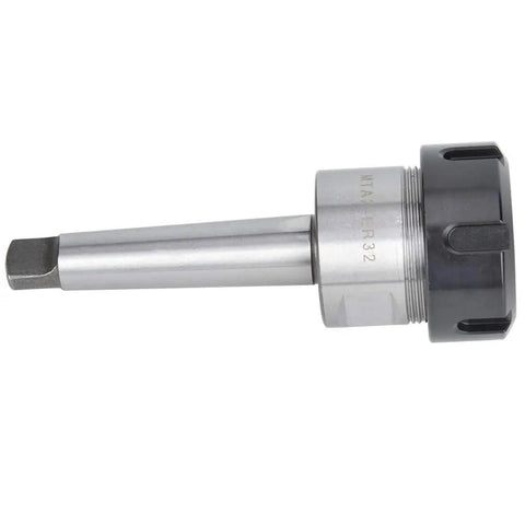 MTA2 ER32 High Speed Steel Collet Chuck Holder for CNC lathe, with taper shank and clamping range of 1 to 20mm.