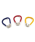 3 color wrenches in blue, red, yellow for 4 Pack Spoke Wrench Bicycle Tool Kit 6 In 1 Wheel Spokes Rim Adjuster For Trueing Bikes Works With Nipple Sizes 10 To 14 Mm Metric And SAE Essential Bike Maintenance Gear For Quick No Fuss Wheel Truing