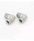 Premium Grade Pro Heavy Duty High Pressure Hydraulic Hose Elbow Reducer Fitting With Strong External Thread Connections Works Great For Pipe Size Switches From One Eighth To One Inch Wide For Smooth Pipeline Flow Changes You Love Today. silver metal elbow reducer fittings with external threads