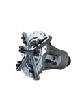 Front view of Two-Spindle Multi-Head Drill Vertical CNC Drilling Machine Four-Head High-Precision Workhorse for metalworking