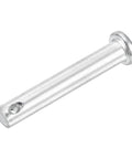 20 Pack 0.25 Inch By 1.5 Inch Single Hole Clevis Pins Flat Head Carbon Steel Pro Grade Heavy Duty For Mechanics Repair