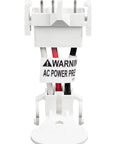 Easy Install Quick Convert Smoke Alarm Adapter For Firex Wiring Harness, 6 Pack, white adapter with wires visible