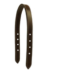 Draft Horse Halter Crown Strap Replacement Fits Draft Sized Halters 1 Inch Wide 28 Inch Long Double Layer Dark Brown Leather