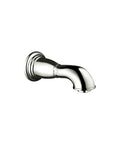 Premium 3 Inch Classic Tub Spout In Polished Nickel With AirPower For An Air Infused Full Bath Stream And Low Splash Wall Mounted Flush Spout