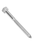 Half Thread Hex Lag Screw M8x130mm Self Tapping Wood Bolt For Carpentry Stainless Steel A2-70 Rust Resistant High Hardness