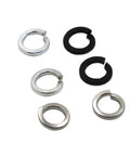 Heavy Duty Split Lock Washers Set For Industrial Machinery And Fasteners Stainless And Carbon Steel M2 Through M24 Prevents Vibration Loosening