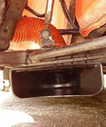 Installed SCAT Flex Duct Silicone Impregnated Fiberglass With Steel Wire Reinforcement For Intake, Cooling And HVAC Routing, Red