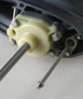 Hella Robust Long Lower Unit Assembly Driver Shaft For Outboard Motor 40Hp 40G 40J Replacement Part 6J445300 close-up view of internal gearing