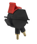Black and red Truck Seat Height Adjustment Air Valve and Rocker Switch for easy lift and stable lock on rough roads.