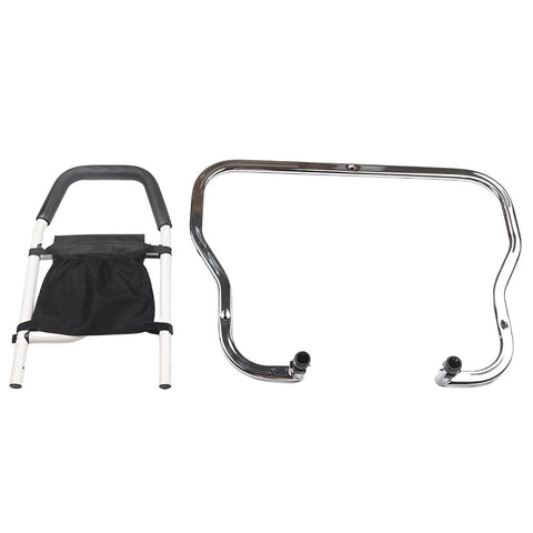 Sturdy Stainless Steel Bed Rail Safety Aid With Anti Slip Handrail For Fall Prevention And Independence, Ideal For Seniors