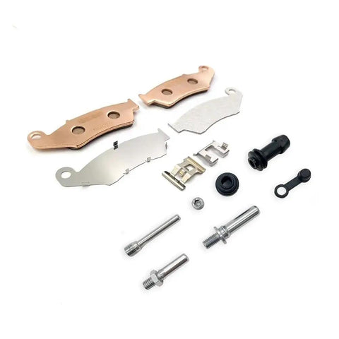 Disc Brake Pads For Motorcycle Front And Rear Calipers With Pin And Spring Kit Off Road Bikes Ready To Roll Quiet Braking And Noise Reduction For Smoother Rides Durable High Performance Pads, brake pad set with pins and springs