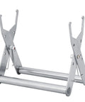 Beekeeping Frame Holder Lifter Capture Grip Tool Dope Stainless Steel Build For Safe Frame Removal shown at side angle