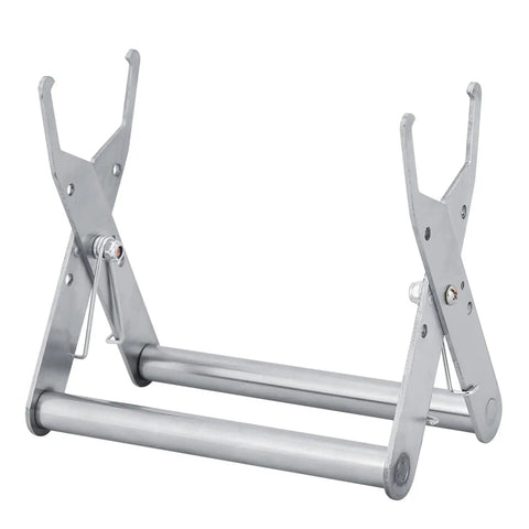 Beekeeping Frame Holder Lifter Capture Grip Tool Dope Stainless Steel Build For Safe Frame Removal shown at side angle