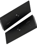 2 Pack 2 Inch 4 Degree Steel Leaf Spring Shims For Angle Correction Universal Suspension Axle Shims Black 1045 Steel Heavy Duty