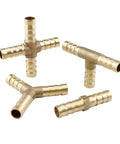 Brass Hose Barb Fittings Kit 4mm To 25mm Set Includes Straight Elbow Tee Y Cross Two Way Three Way Four Way Connectors