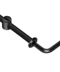 Black M8 X 110mm flat head socket screw with barrel nut and Allen wrench, rust-resistant carbon steel furniture hardware.