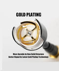 Close-up of 2 Pack Lollipop 4 FPV Antennas 5.8GHz RHCP With 2.5dBi SMA showing gold plating for strong signal and durability