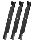 60 Inch Deck High Lift Lawn Mower Blades 3 Pack Replaces 105-7718-03 and 115-9649-03, compatible with Exmark mowers