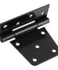 Beefed Up Heavy Duty Door Hinge Replacement Kit, 4 Pcs, For Garden Gates And Fences, Rust Resistant Iron Hinges With Smooth Pivot For Wooden Outdoor Use