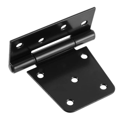 4 Pack Folding Garden Gate Hinges Heavy Duty Door Hinges For Wood Shed Barn Fence Gate Swing, black iron hinge with screws
