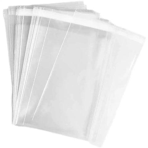 Clear 9x12 Self Seal Cello Bags Pack Of 50 For Packaging Clothes T Shirts Art Prints Treats Party Favors And Gifts Reusable 2.8 Mil OPP Poly Bags
