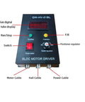 Control panel of Low Speed Permanent Magnet Brushless Motor Kit With Reducer And Driver, 220V 300W, with digital display and cables