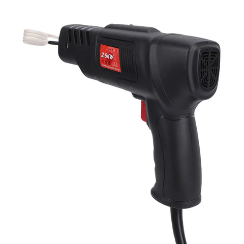 Heavy Duty 2500 Watt Magnetic Induction Heater Smashes Through Gnarly Rust And Stuck Bolts Fast Includes Four Versatile Coils close-up view of handle and nozzle.