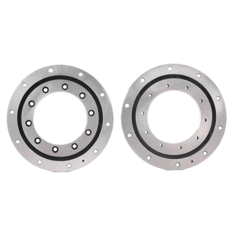 Pair of Deep Groove Ball Bearing RU52 for small slewing bearings and precision crossed roller bearings, 25mm by 80mm by 12mm
