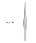 Bandage Lens Forceps For Ophthalmology Stainless Steel Precision Grip Tool With Diamond Dust Tip 10.5cm Length Pro Grade Control For Training Simulations And Surgical Practice, 10.5 cm