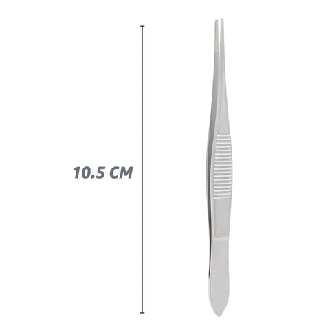 Bandage Lens Forceps For Ophthalmology Stainless Steel Precision Grip Tool With Diamond Dust Tip 10.5cm Length Pro Grade Control For Training Simulations And Surgical Practice, 10.5 cm