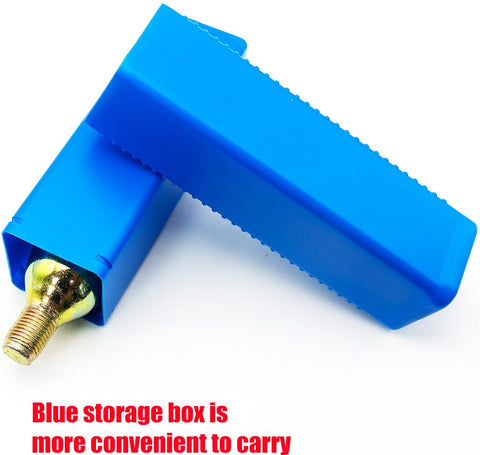 45g 60cc CO2 Cylinder With Half Inch Thread For Airbag Vest And Inflatable Jackets Replacement in blue storage box