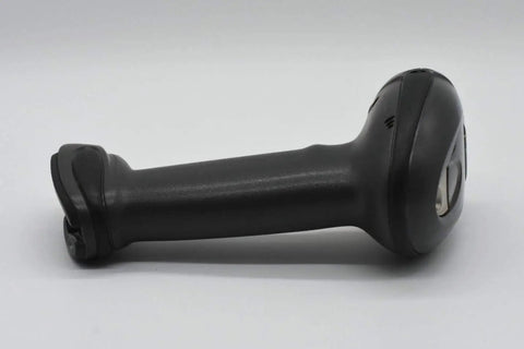 Side view of DS6878 2D Wireless Bluetooth Barcode Scanner With Docking Cradle And USB Cable Renewed, in black color