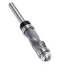 Top Rated Double Bearing Spiral Flush Trim Router Bit For Woodworking Projects With Dual Up Down Cut Design Delivers Super Smooth Edges.