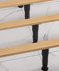 Four Piece Adjustable Furniture Leg Set For Beds And Dining Tables Heavy Duty Steel And Plastic Feet supporting wooden slats
