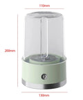 Compact Portable Washer For Delicate Laundry With Three Spin Settings Quiet Eco Friendly Design Featherweight Build in green finish.