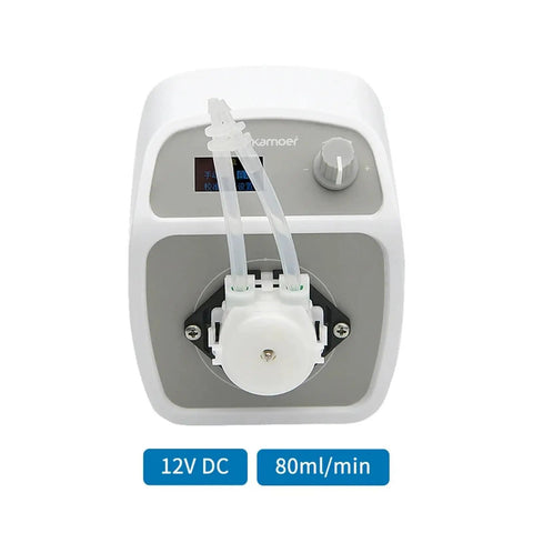 12V Peristaltic Dosing Pump With 80 Ml Min Flow Rate Capabilities Featuring Adjustable Speed Control And Foot Switch For Precise Liquid Transfer In Aquariums Hydroponics And Lab Applications
