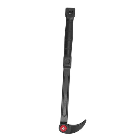 Heavy Duty 18 Inch Adjustable Indexing Pry Bar Featuring A Rock Solid Rotating Head And 14 Secure Locking Positions Forged From Premium CrV Steel With A Super Grippy Handle.