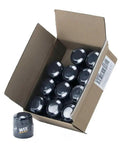 Open box showing multiple black Spin-On Oil Filter For Cars, Trucks, And SUVs, Master Pack 51394, Beefed-Up Lube Filter.