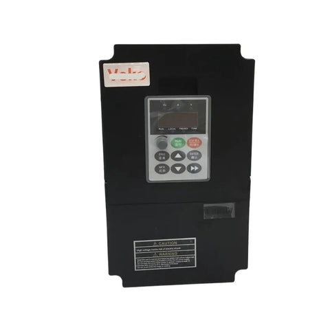 No Nonsense Heavy Duty 6Hp Square Spindle Motor With Fast Air Cooling And Tough Bearing Setup Paired With A 5 5Kw Vfd Inverter control panel.