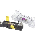 Top Tier Heavy Hitting Marine Safety Fuse Block Rigged For Gas Or Diesel Vessels With Tight Seal and Ignition Safe Coverage.